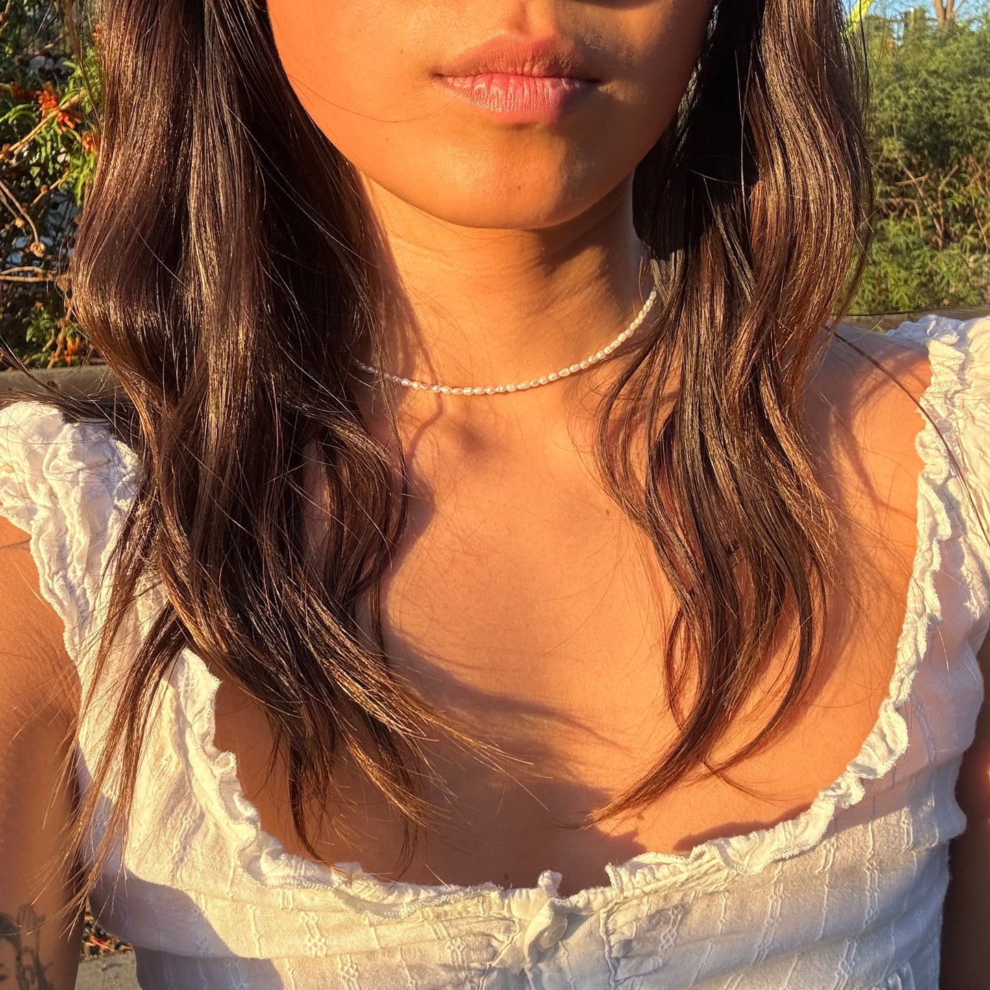 Dainty Pearl Choker