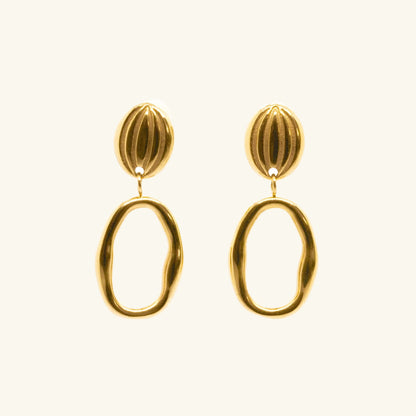 Mermaid Earrings Gold
