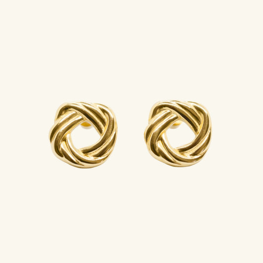 Tidal Flow Earrings Gold