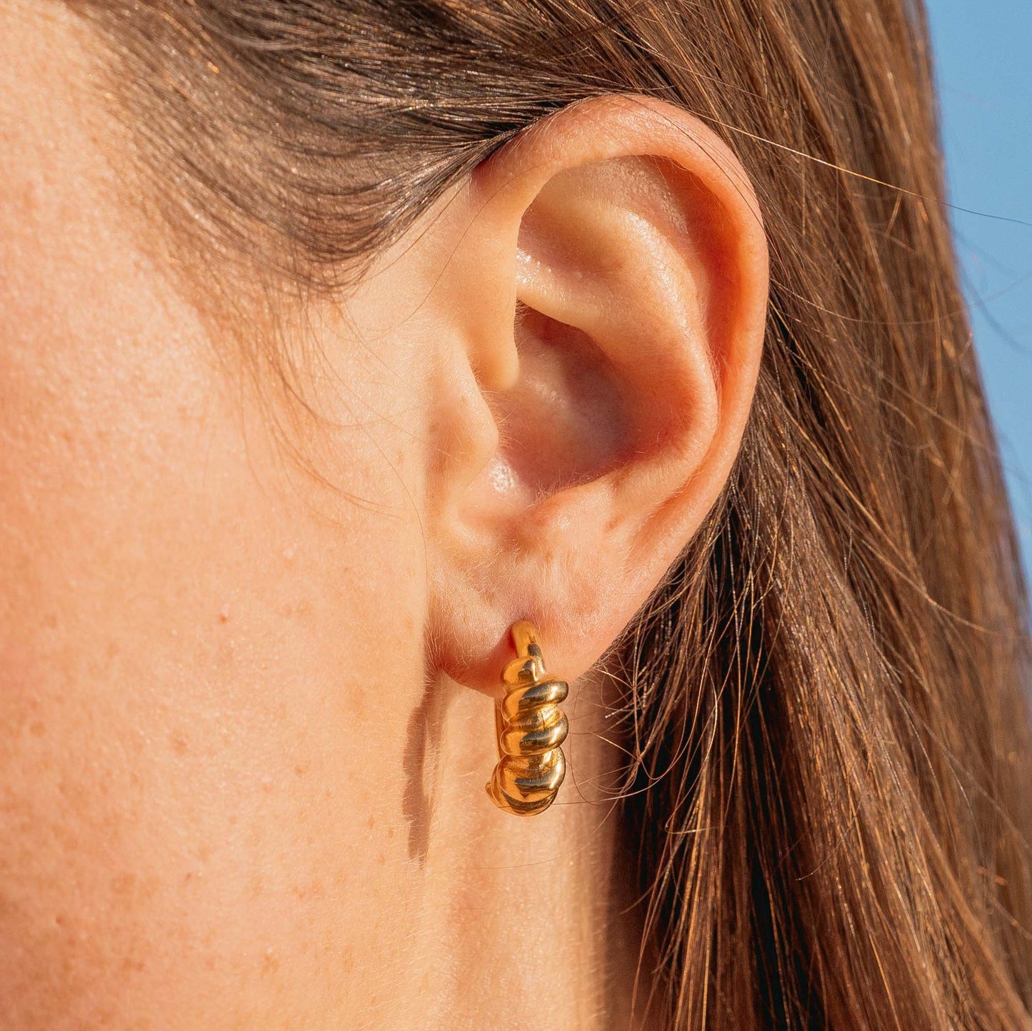 Sea Vine Earrings Gold