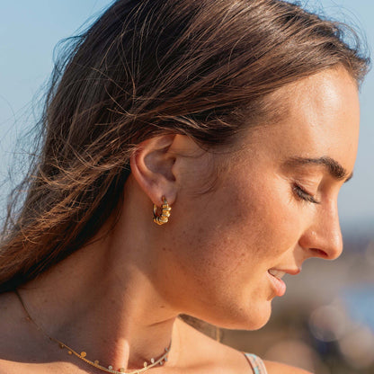 Sea Vine Earrings Gold