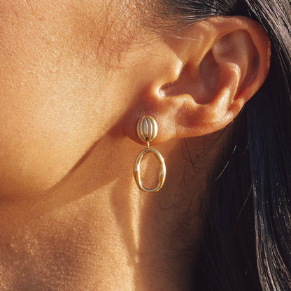 Mermaid Earrings Gold