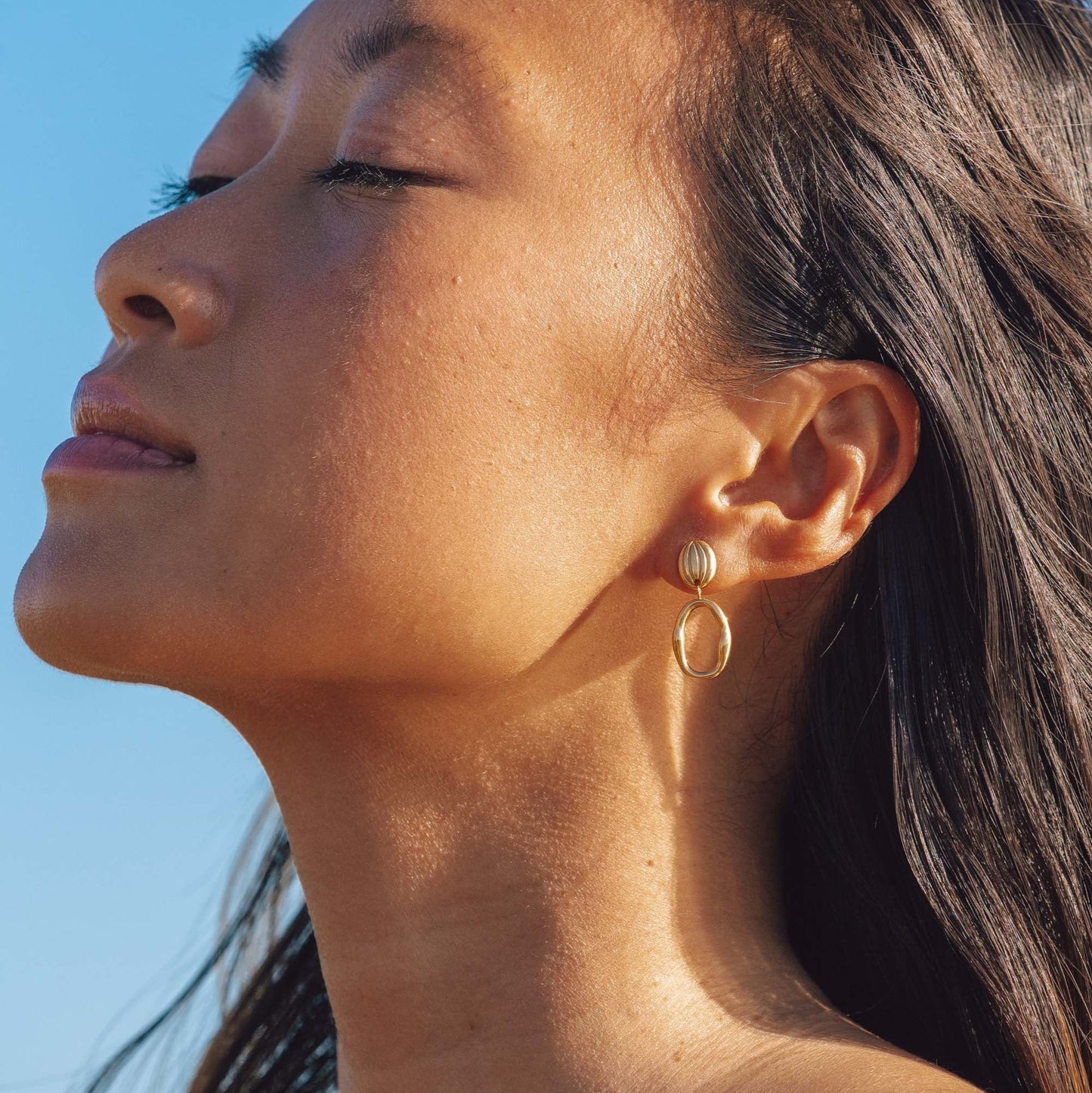 Mermaid Earrings Gold