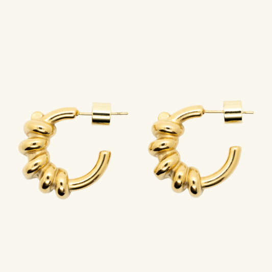 Sea Vine Earrings Gold