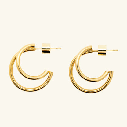 Eclipse Earrings Gold