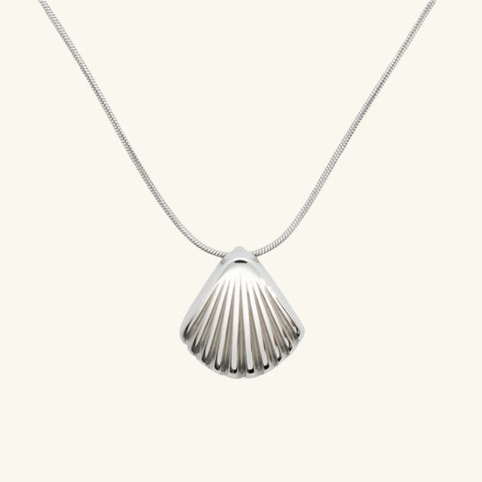 Seashell Necklace Silver
